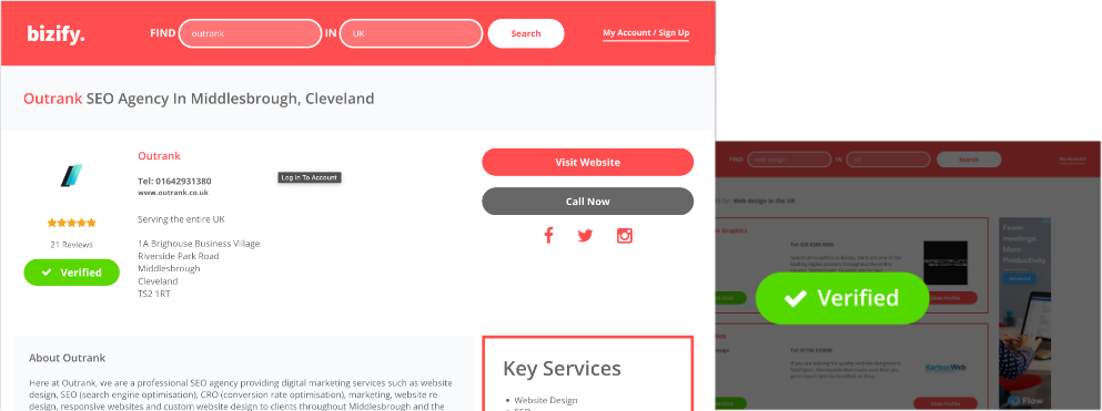 Get your business directory listing verified today