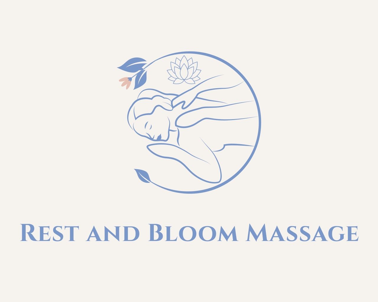 Logo of Rest and Bloom Massage