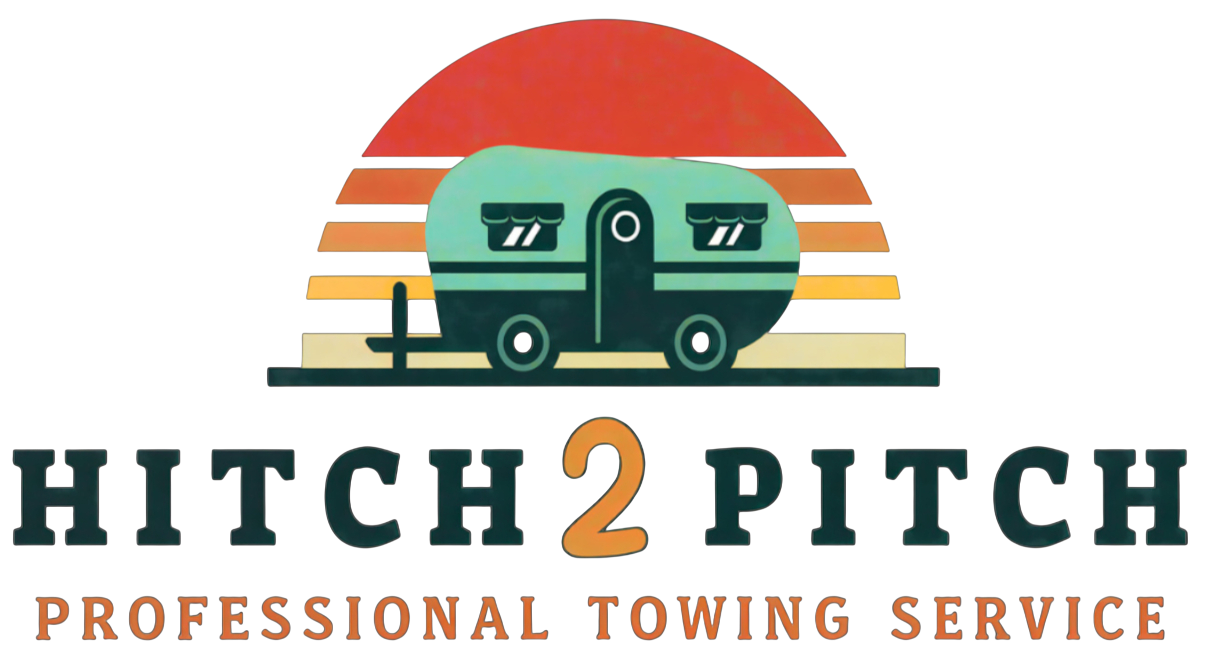 Logo of Hitch 2 Pitch Caravan & Trailer Towing Caravan Transport And Towing In Stanford Le Hope, Essex
