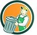 Logo of RubbishMan Ltd - 247 Waste Disposal Company