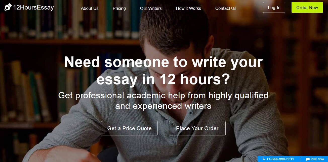 Logo of 12HoursEssay Writing Company