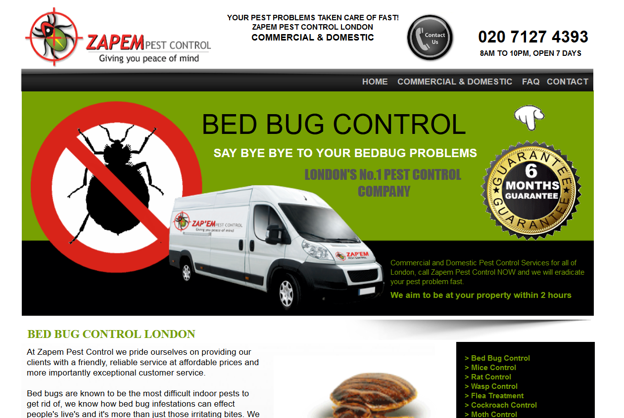Logo of Zapem pest control