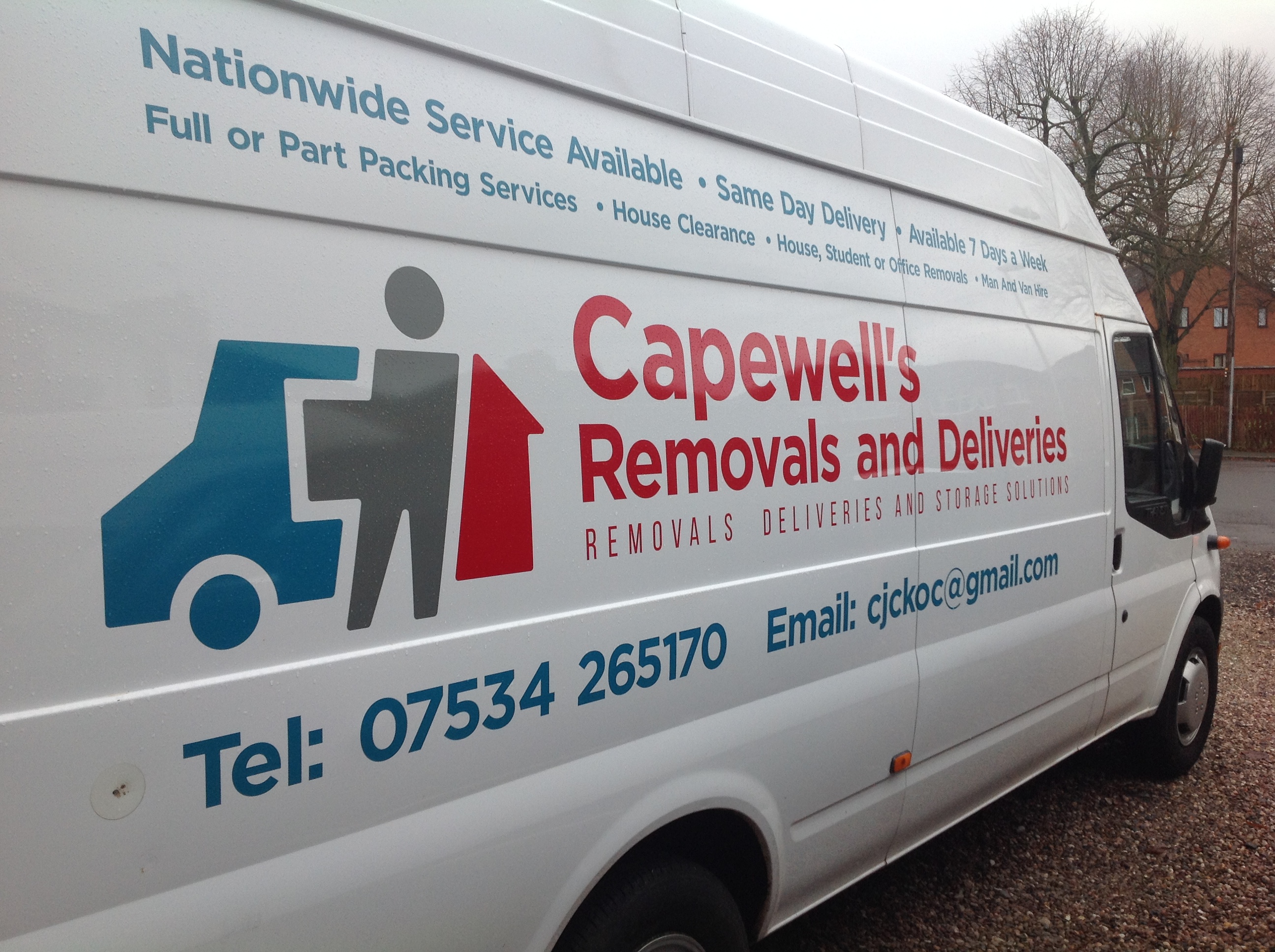 Logo of Capewells Removals and Deliveries