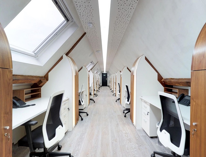 Logo of Accrue Workplaces- Office Rental Co-Working Space