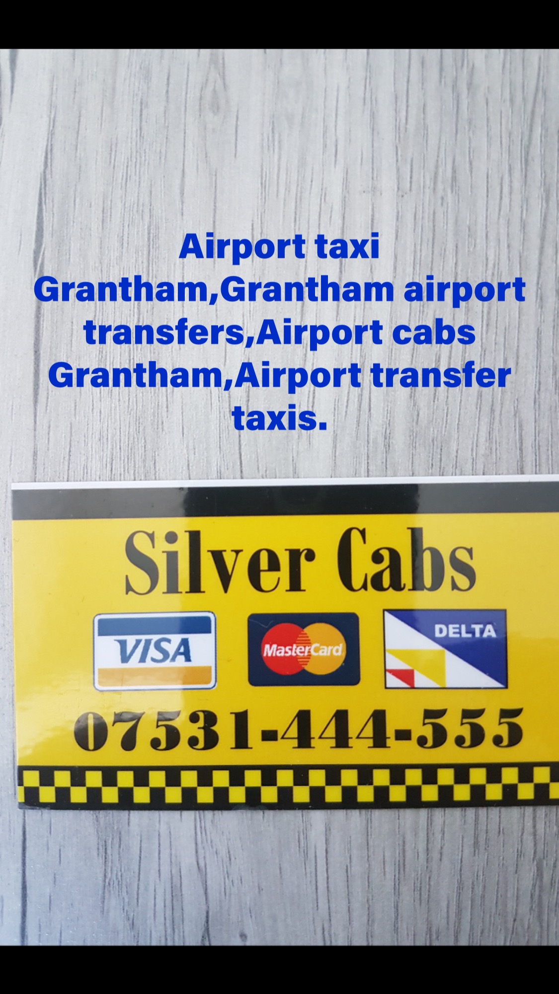 Logo of Silver Cabs Grantham