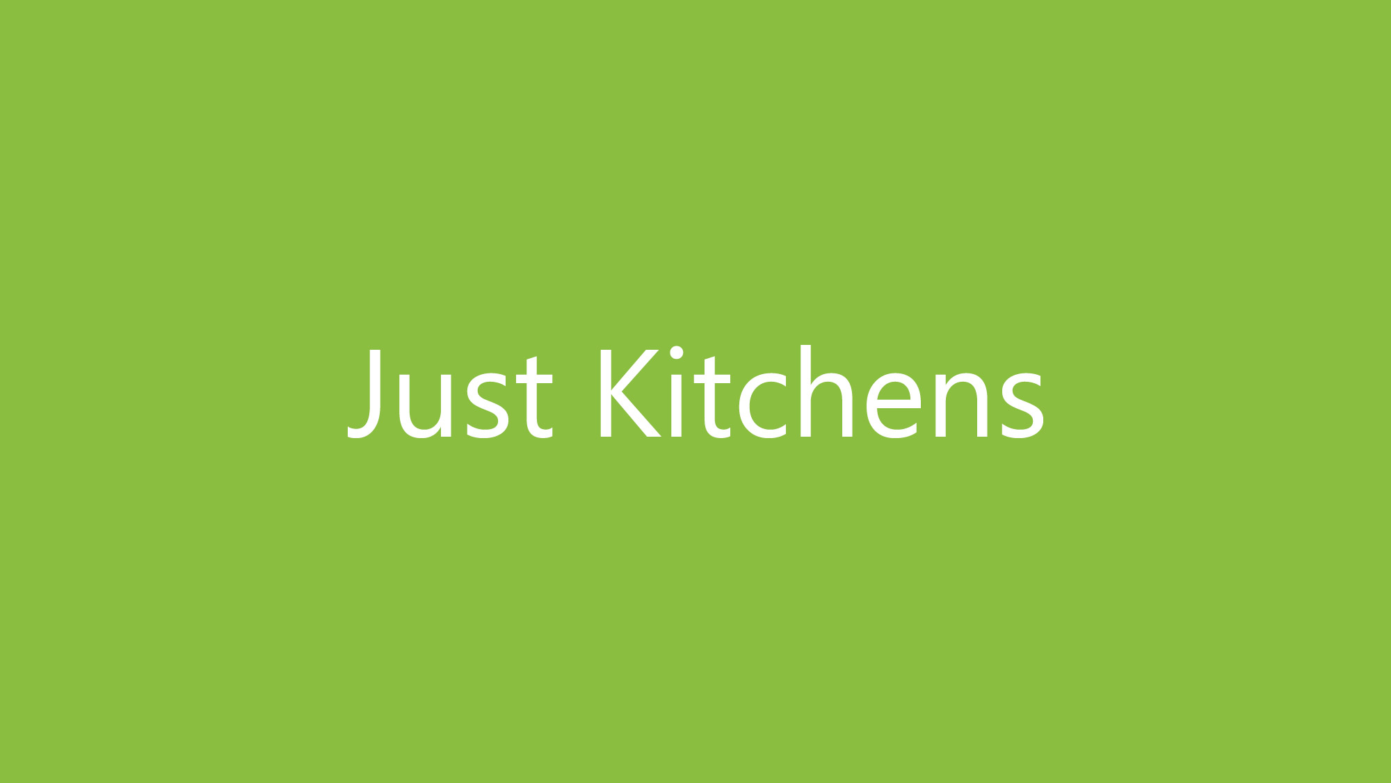 Logo of Just Kitchens