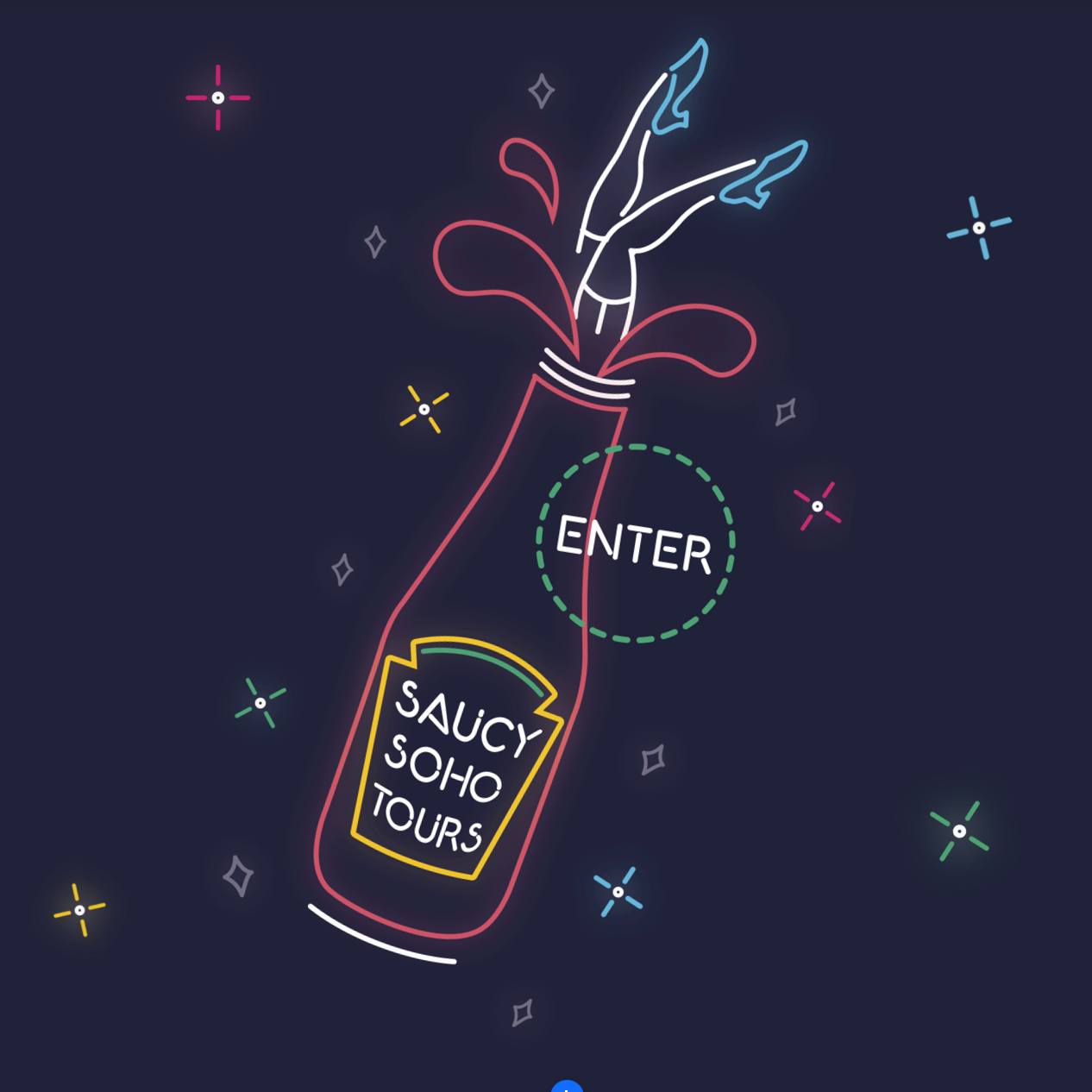 Logo of Saucy Soho Tours