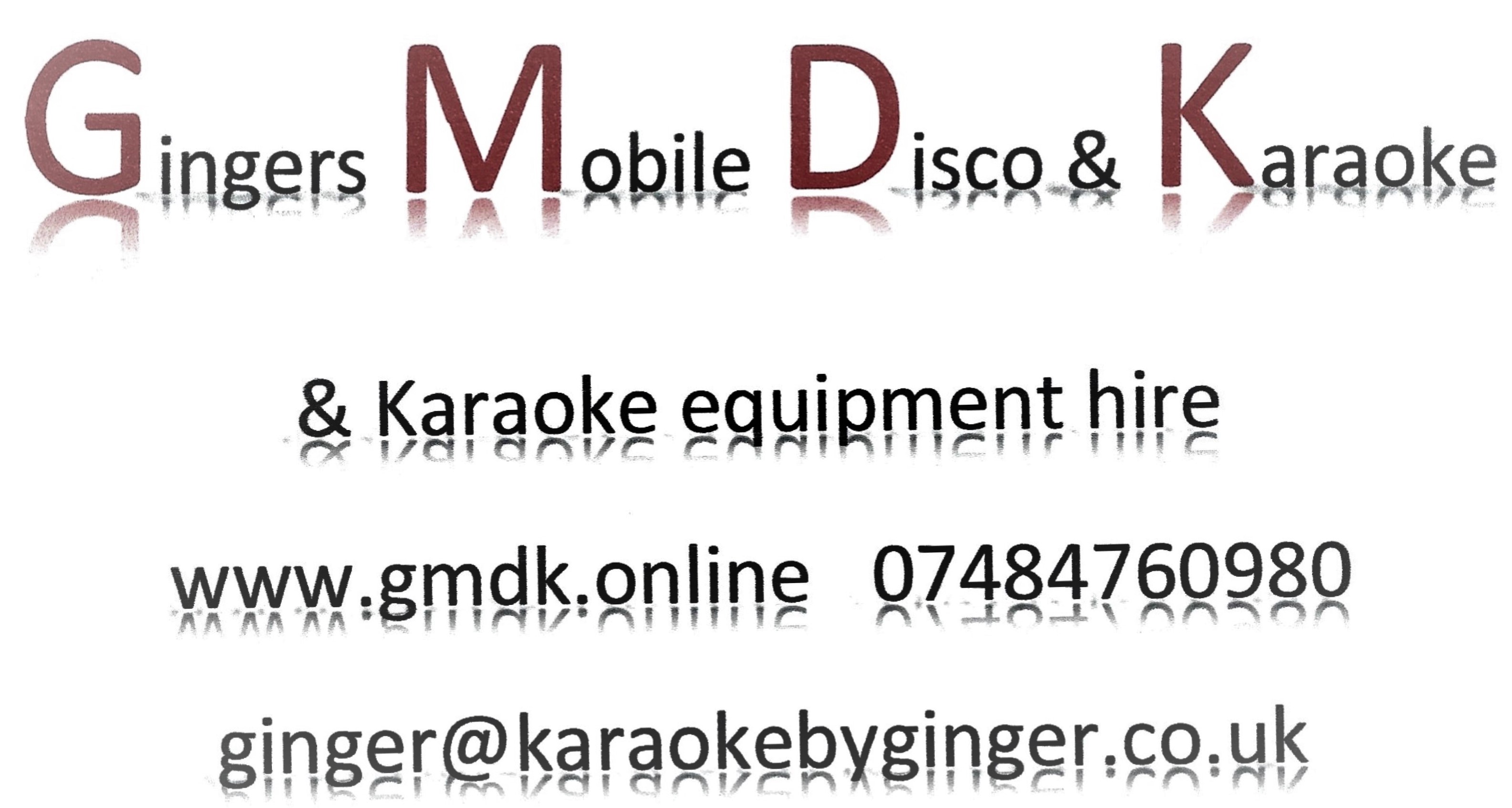 Logo of Gingers Karaoke Equipment Hire Discos - Mobile In Uttoxeter, Staffordshire