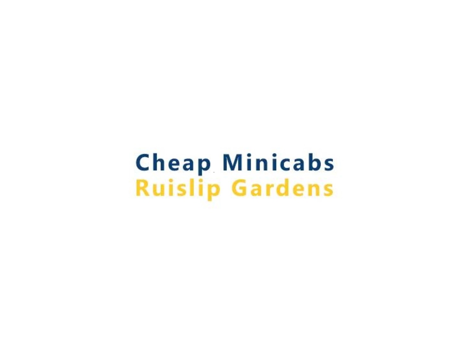 Logo of Cheap Mini cabs Ruislip Garden