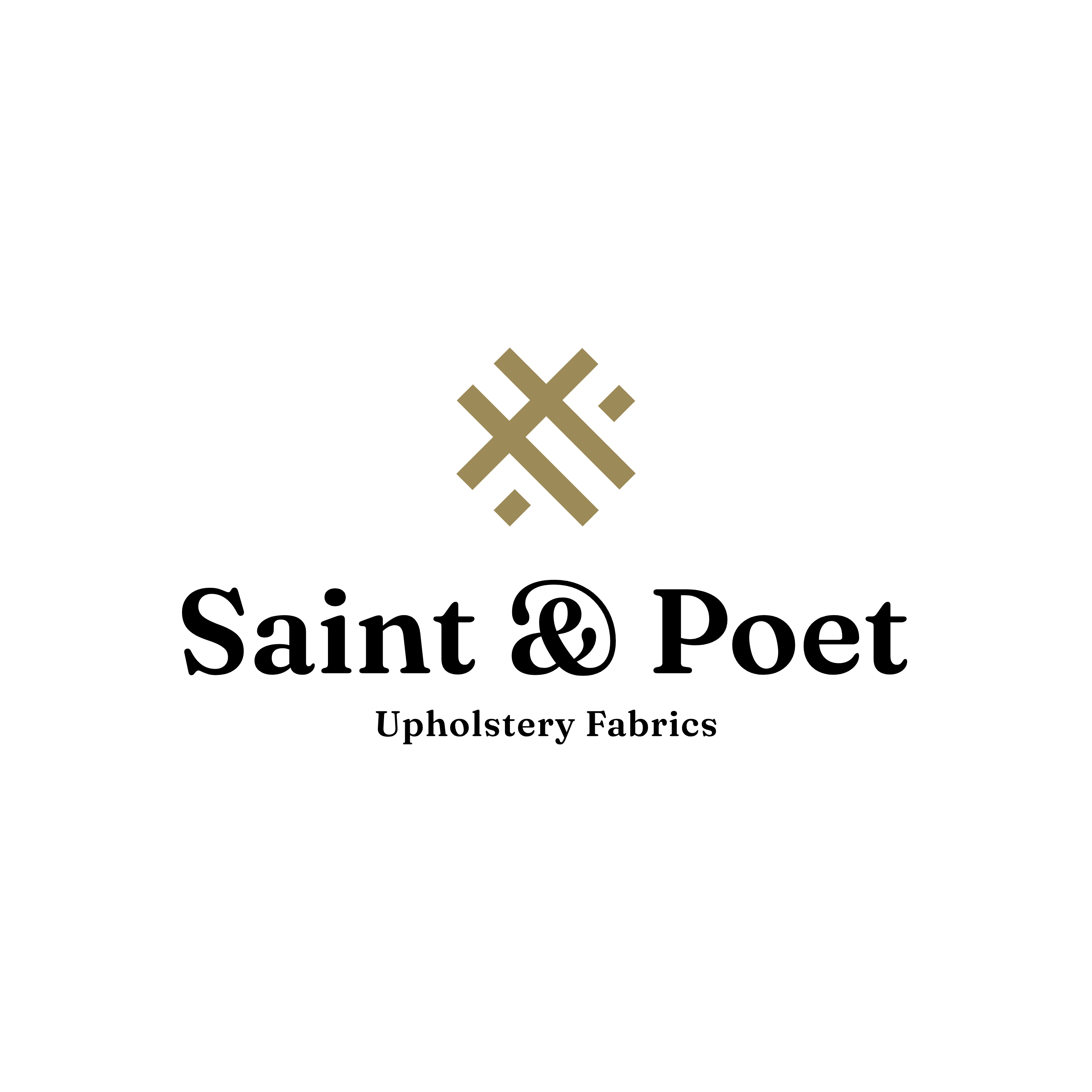 Logo of Saint and Poet Upholstery Fabrics