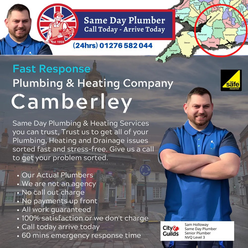 Logo of Same Day Plumber in Camberley Plumbers In Camberley, Surrey Logo of Same Day Plumber in Camberley Plumbers In Camberley, Surrey