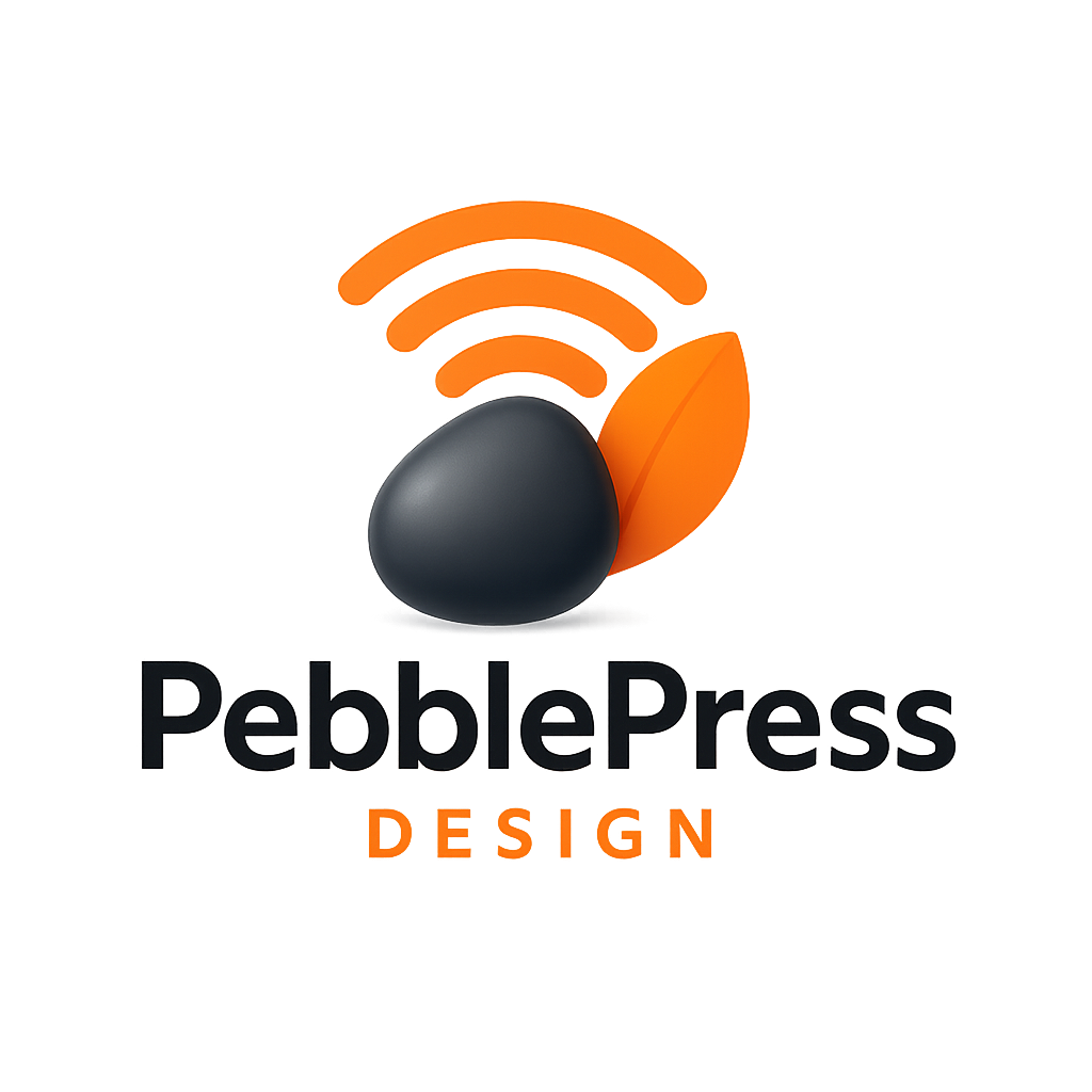 Logo of Pebble Press Design